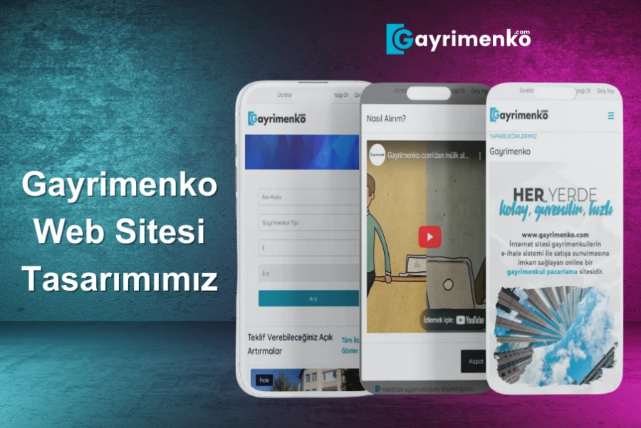 Gayrimenko: Yeni Web Sitesi ile Güvenilir Gayrimenkul Hizmetlerinde Yanınızdayız!